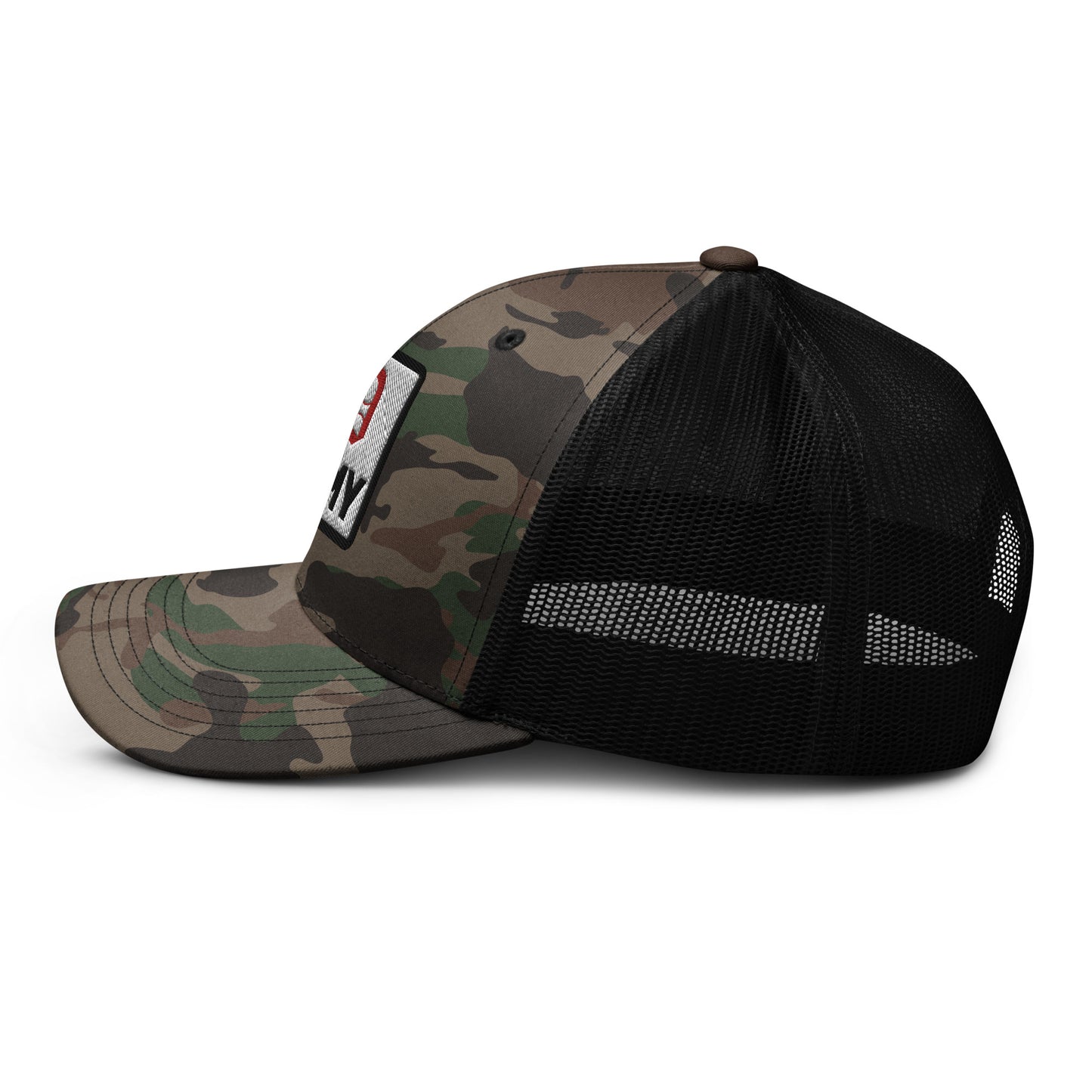 Detroit Army 'Original D' - Camo Trucker Cap