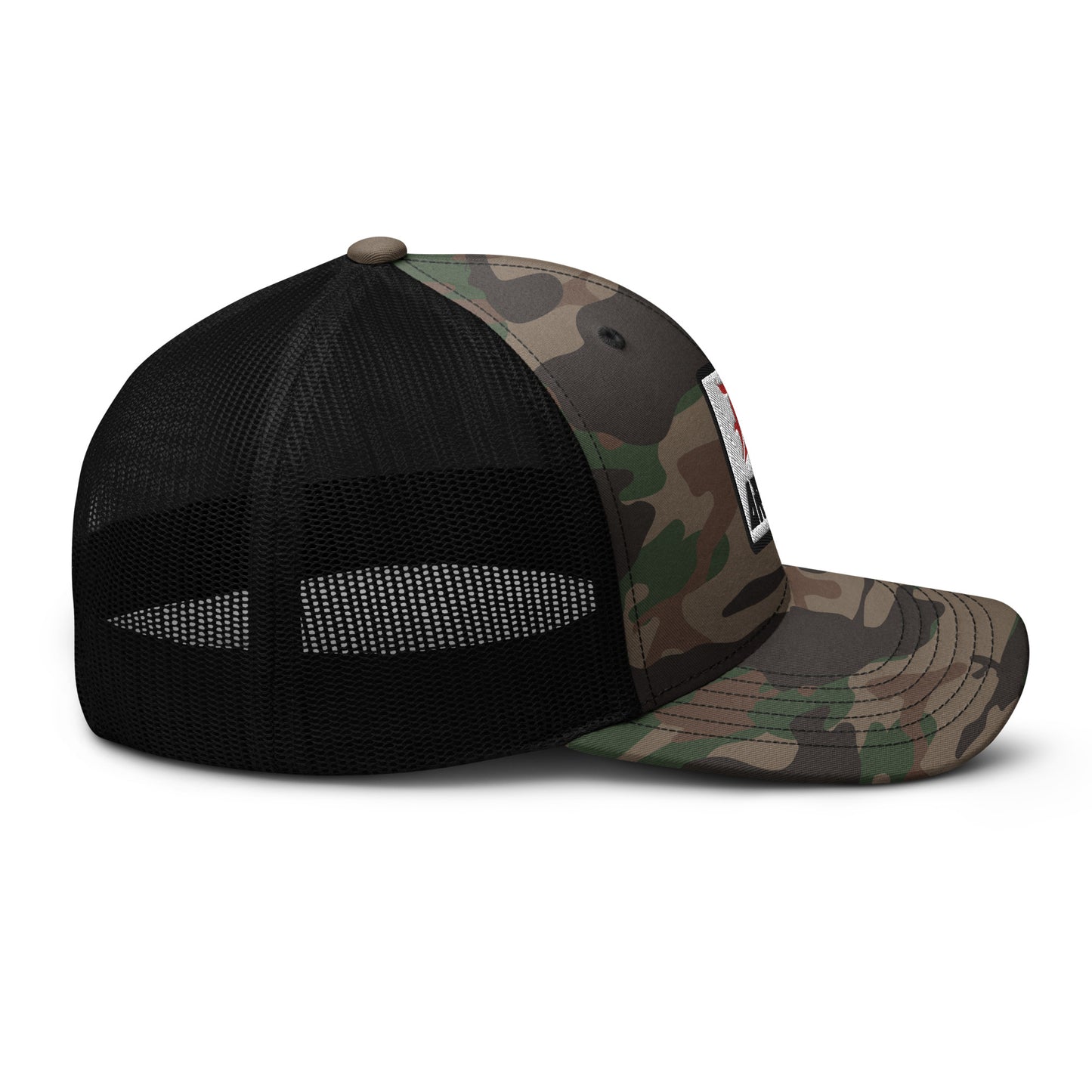 Detroit Army 'Original D' - Camo Trucker Cap