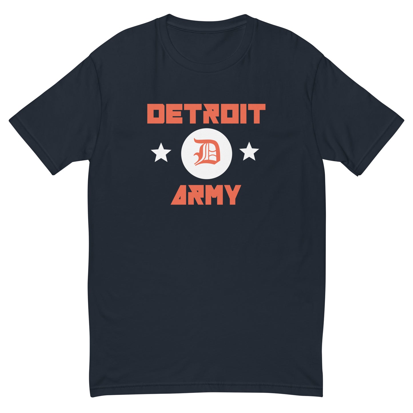 Detroit Army 'Ballpark' - Navy Short Sleeve T-shirt