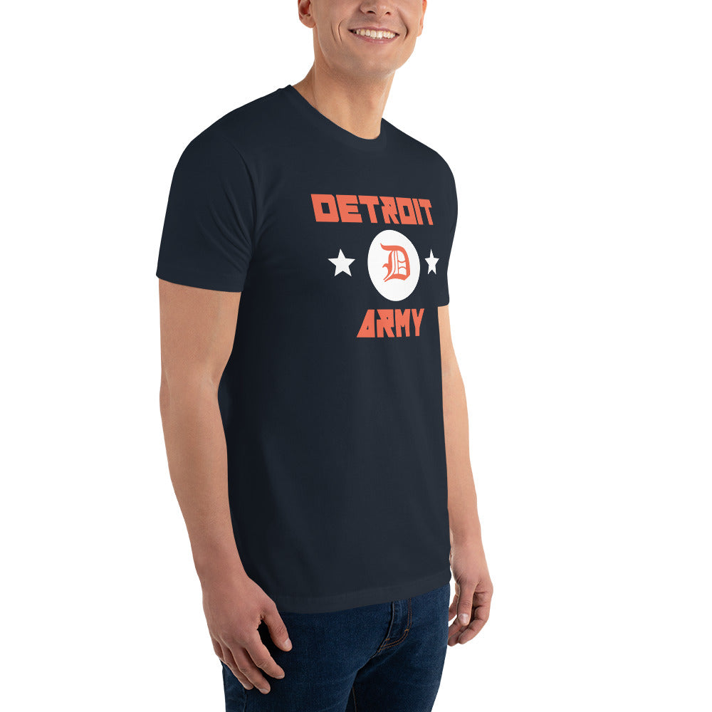 Detroit Army 'Ballpark' - Navy Short Sleeve T-shirt