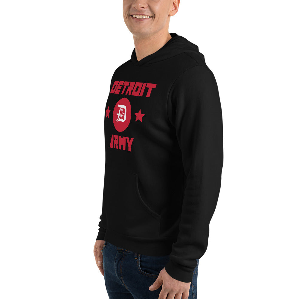 Detroit Army 'Rinkside' - Black Unisex Hoodie