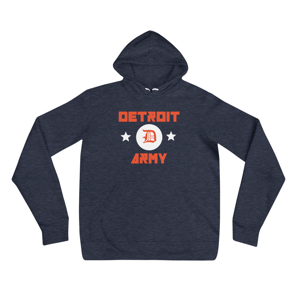 Detroit Army 'Ballpark' - Navy Blue Unisex Hoodie