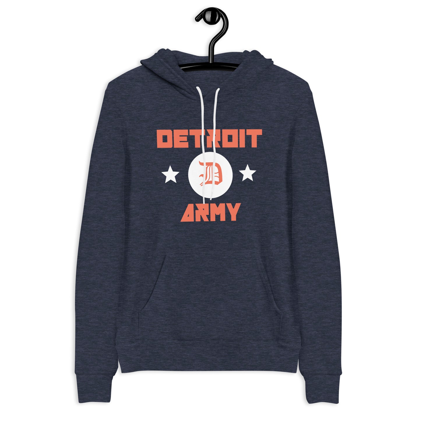 Detroit Army 'Ballpark' - Navy Blue Unisex Hoodie