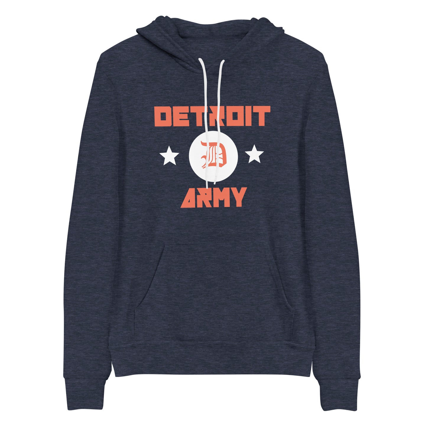 Detroit Army 'Ballpark' - Navy Blue Unisex Hoodie