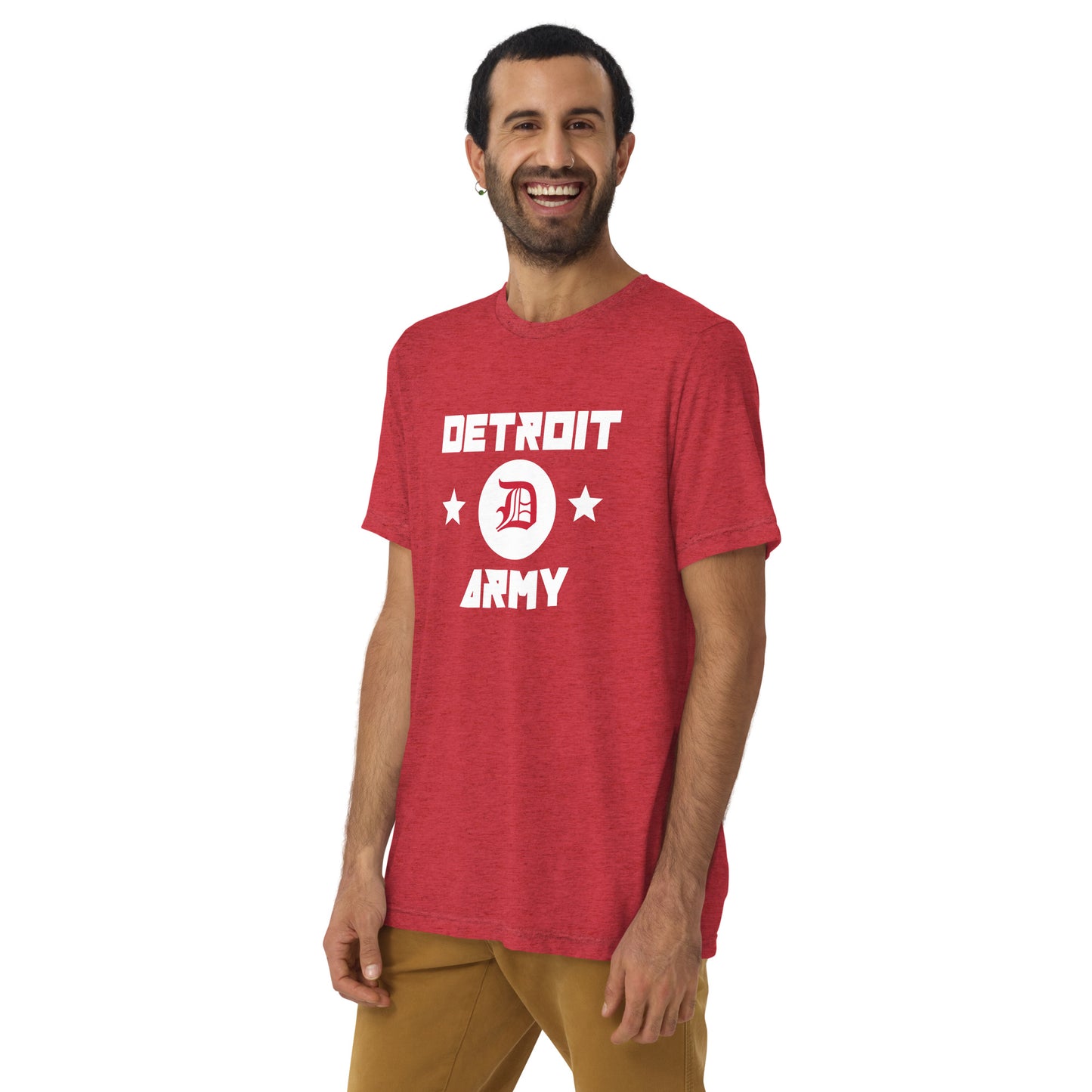 Detroit Army 'Rinkside' - Red Short Sleeve T-Shirt