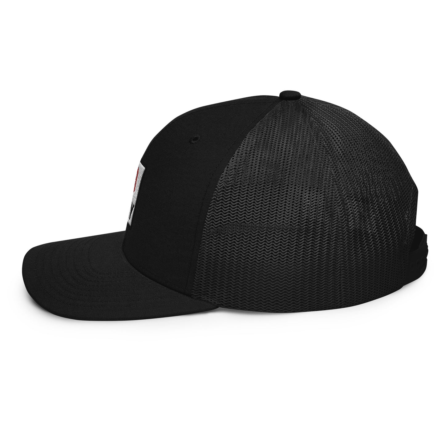 Detroit Army 'Original D' - Black Trucker Cap