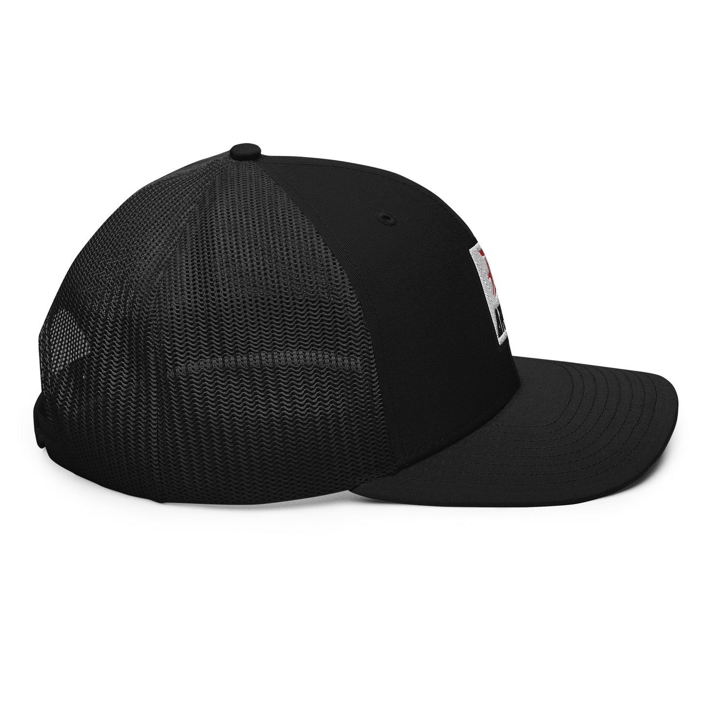 Detroit Army 'Original D' - Black Trucker Cap