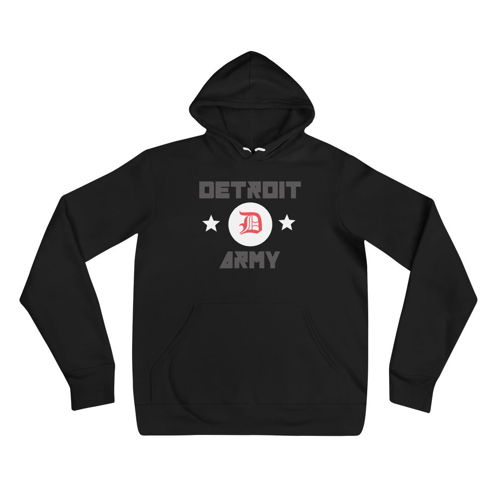 Detroit Army 'Original' - Black Unisex Hoodie