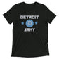 Detroit Army 'Gridiron' - Charcoal unisex short sleeve Detroit t-shirt