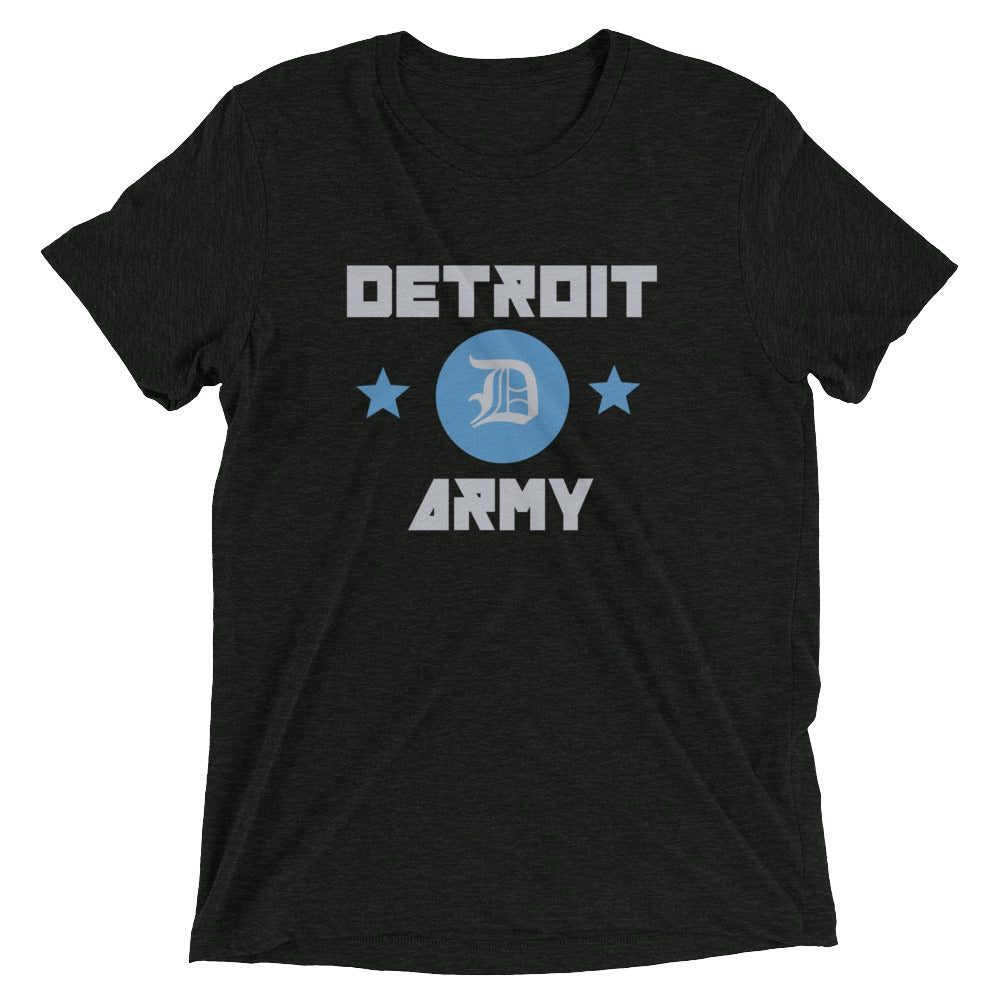 Detroit Army 'Gridiron' - Charcoal unisex short sleeve Detroit t-shirt