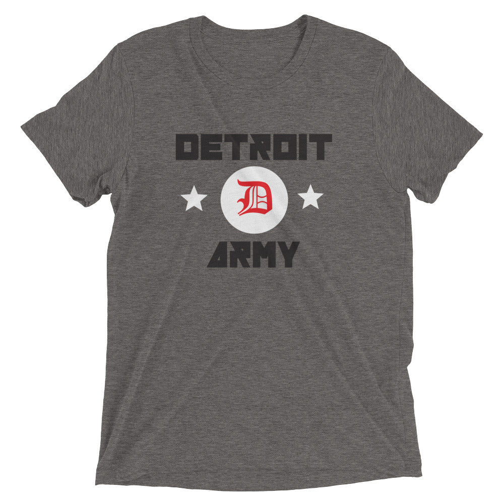 Detroit Army 'Original' - Gray unisex short sleeve Detroit t-shirt