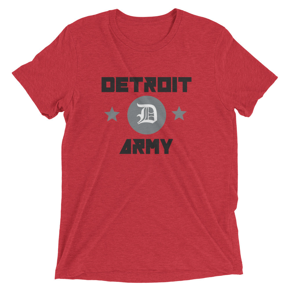 Detroit Army 'Original' - Red unisex short sleeve Detroit t-shirt