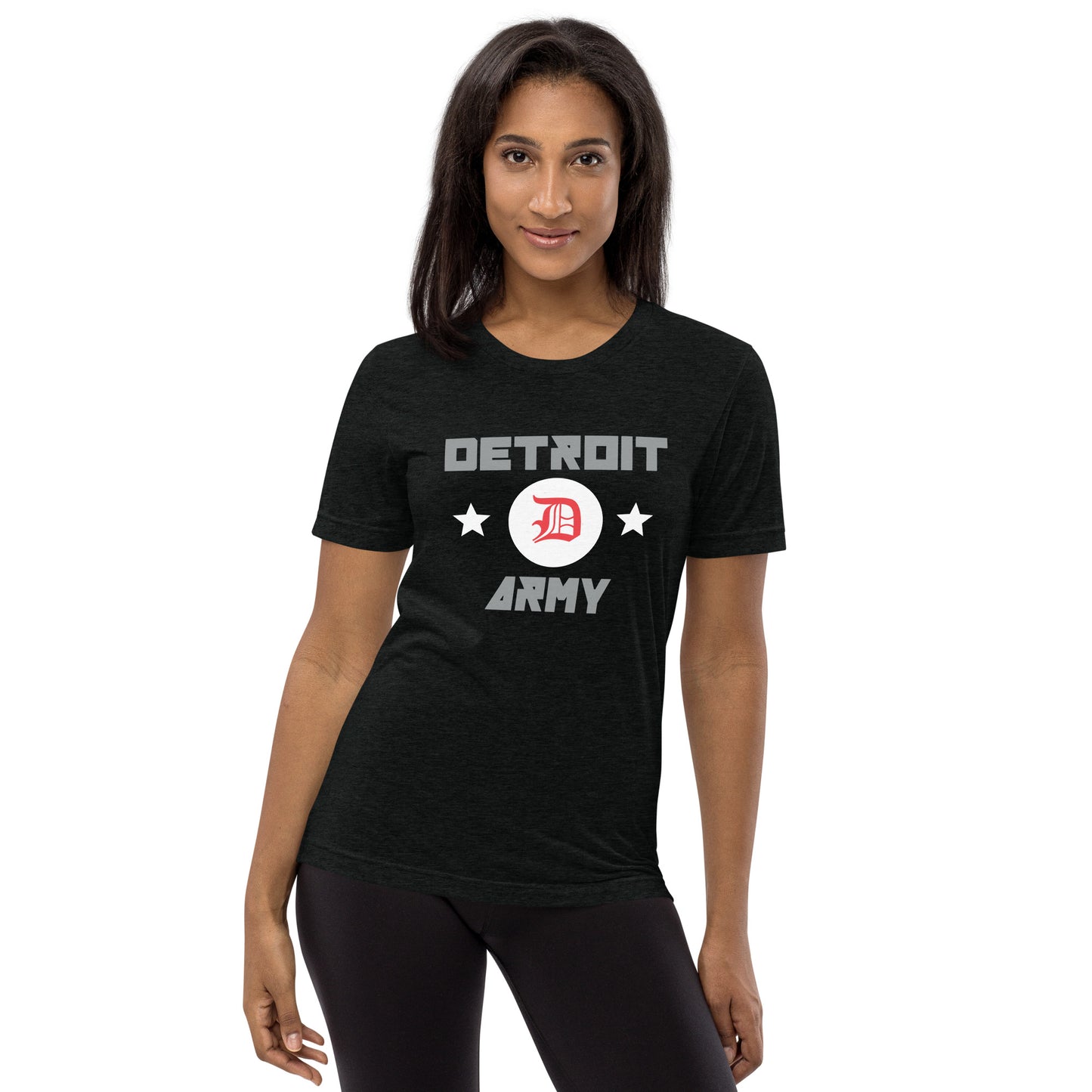 Detroit Army 'Original' - Black unisex short sleeve Detroit t-shirt