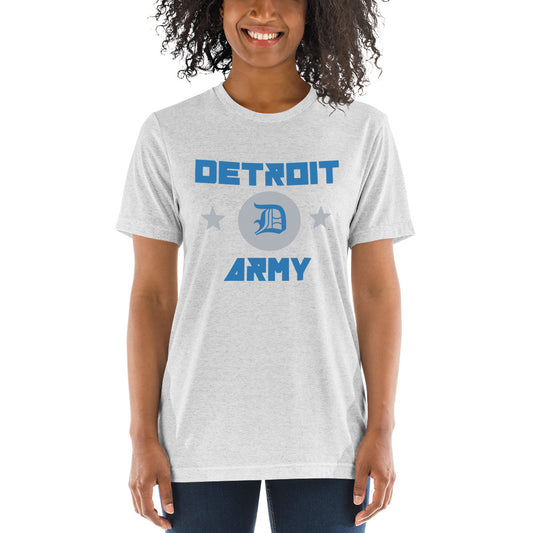 Detroit Army 'Gridiron' - White short sleeve t-shirt
