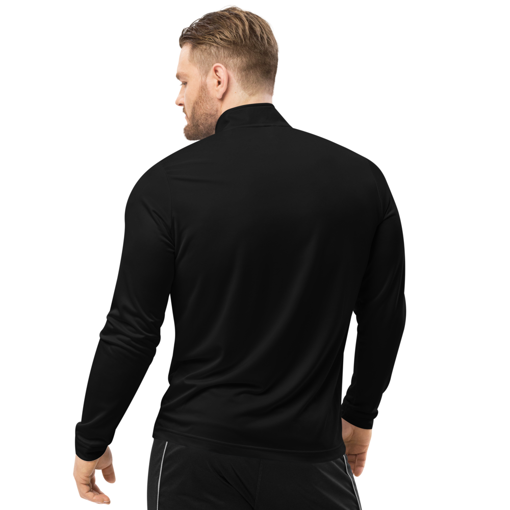 Detroit Army 'Fairway' - Black Lightweight Quarter-Zip Pullover
