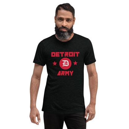 Detroit Army 'Rinkside' - Black Short Sleeve T-Shirt