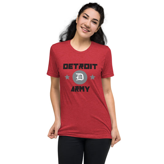 Detroit Army 'Original' - Red unisex short sleeve Detroit t-shirt