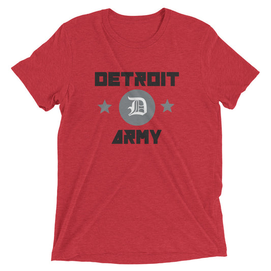 Detroit Army 'Original' - Red unisex short sleeve Detroit t-shirt