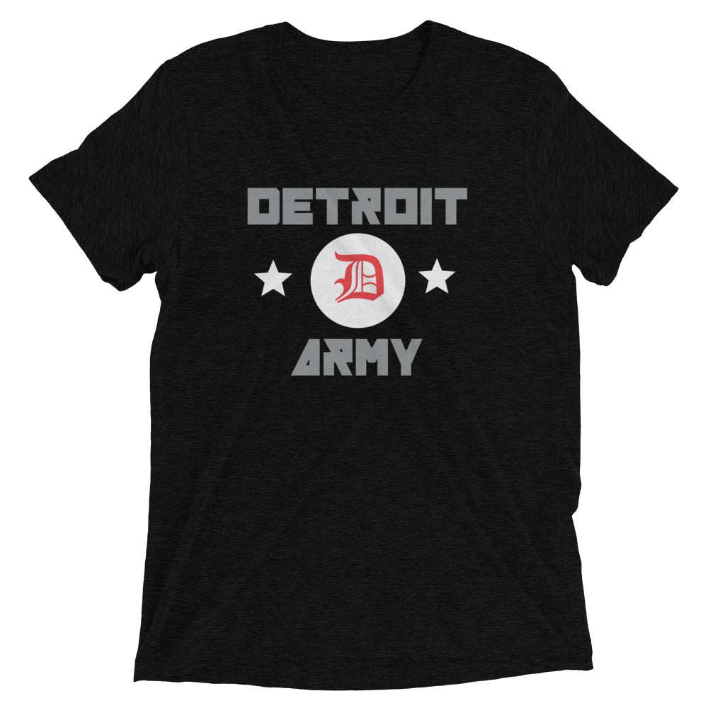 Detroit Army 'Original' - Black unisex short sleeve Detroit t-shirt