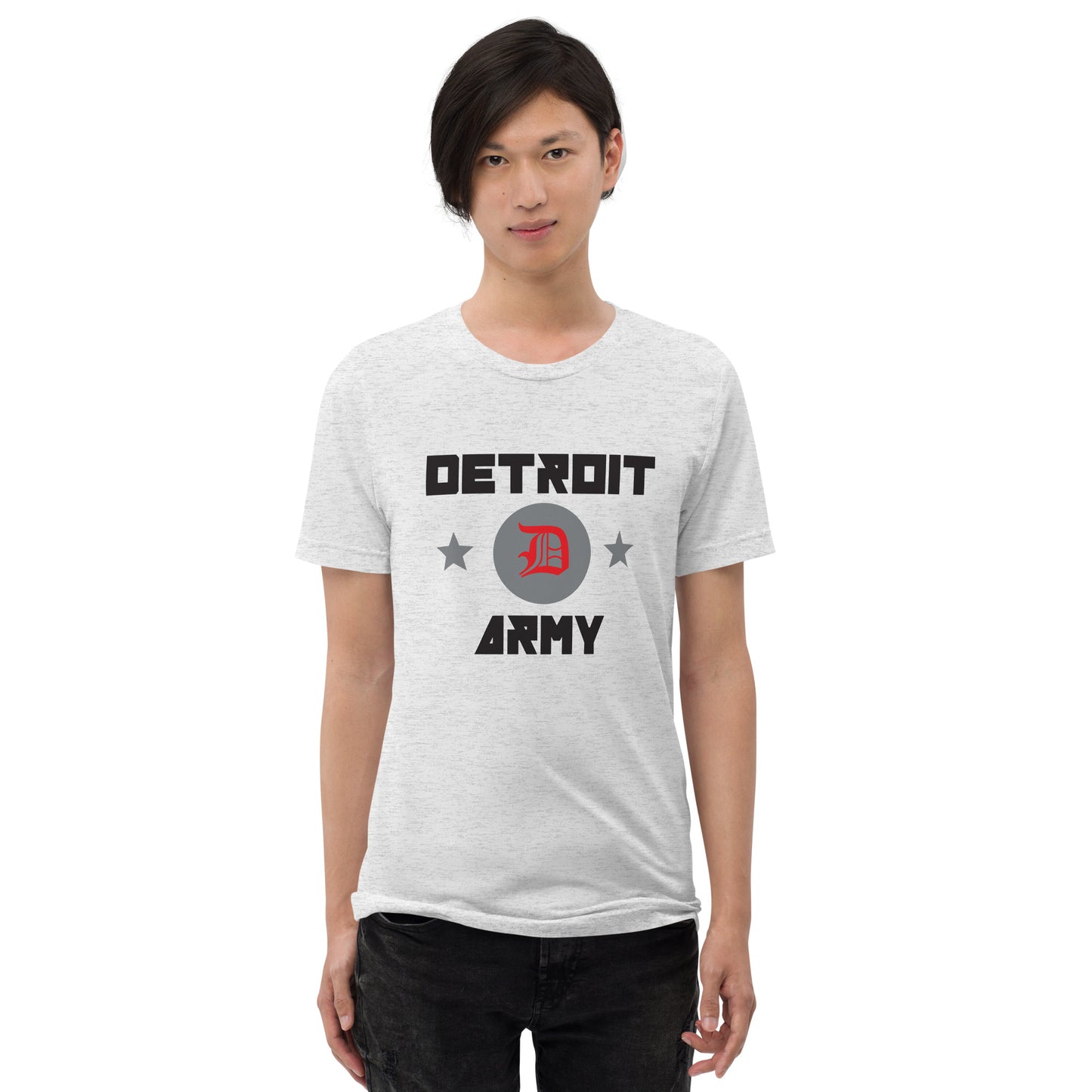 Detroit Army 'Original' - White unisex short sleeve Detroit t-shirt